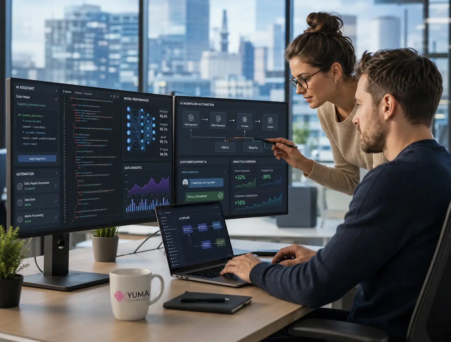 AI software developers building intelligent tools for Luton businesses