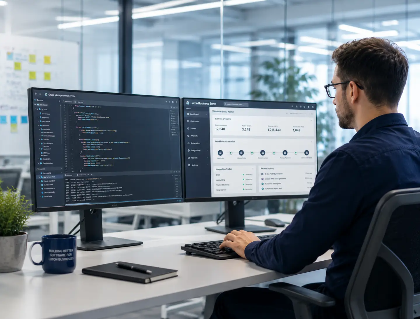 Software developers in Luton building custom business systems